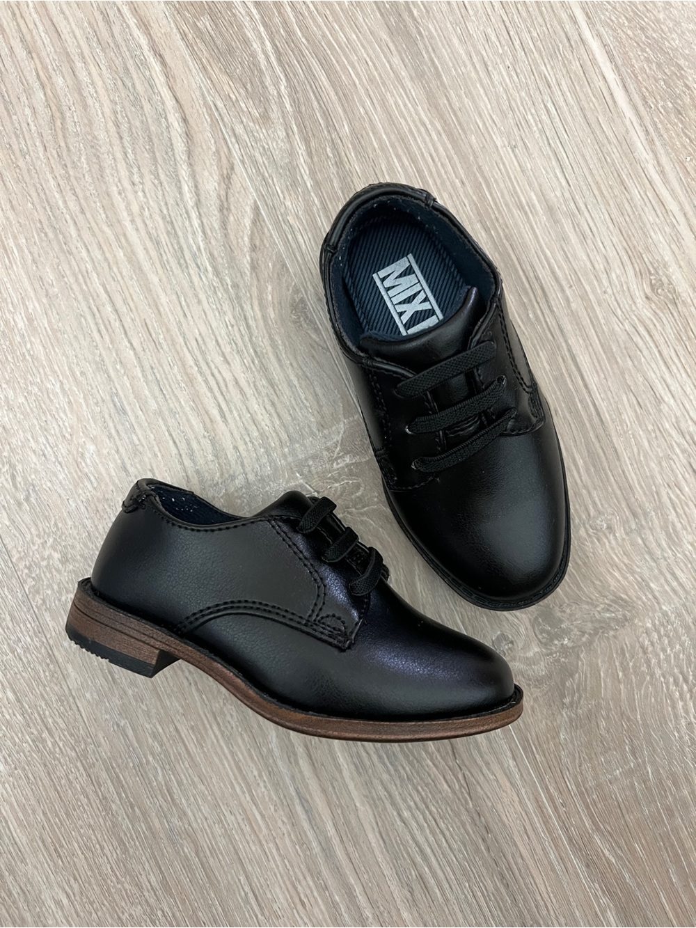 Mix No. 6 Toddler Boy Kids Oxford Black Dress Shoes